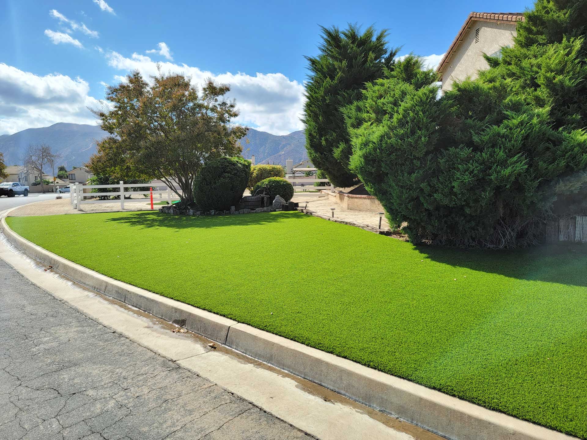 Family Turf Installation